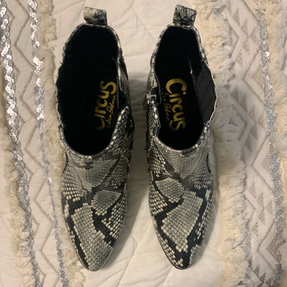 Sam Edelman Snakeskin Booties - Picture 5 of 5